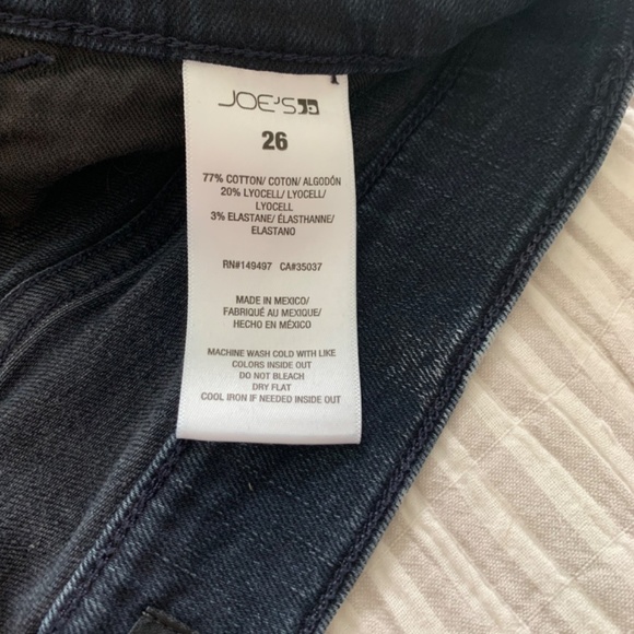 Dark Blue Denim Joe’s Jeans Skinny Size 26 - Picture 3 of 5